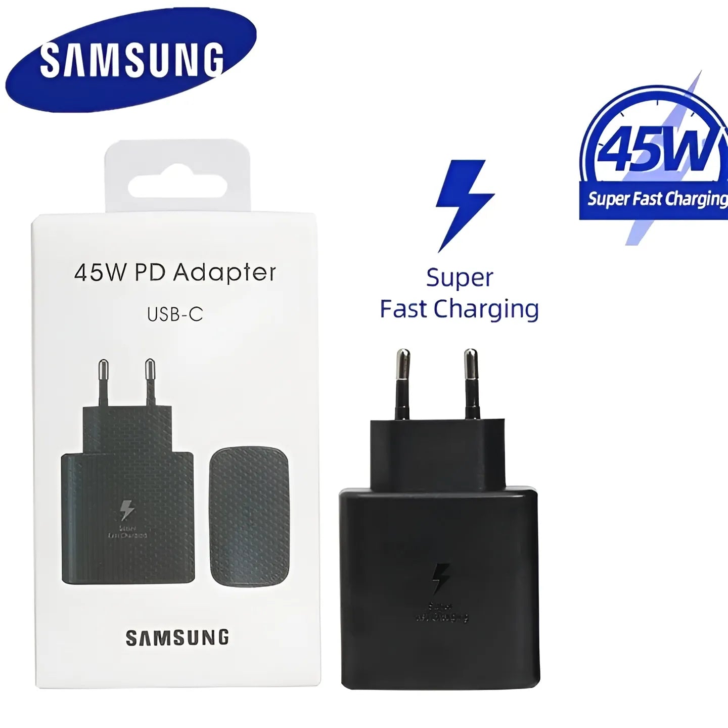 Samsung 45w Pd Super Fast Charger Adapter Type C