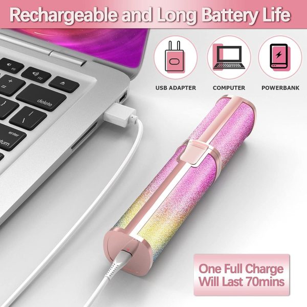 Eyebrow Trimmer | 2 In 1 Painless Brow Shaver Hair Remover Battery Operated Eyebrow Trimmer Facial Hair Remover