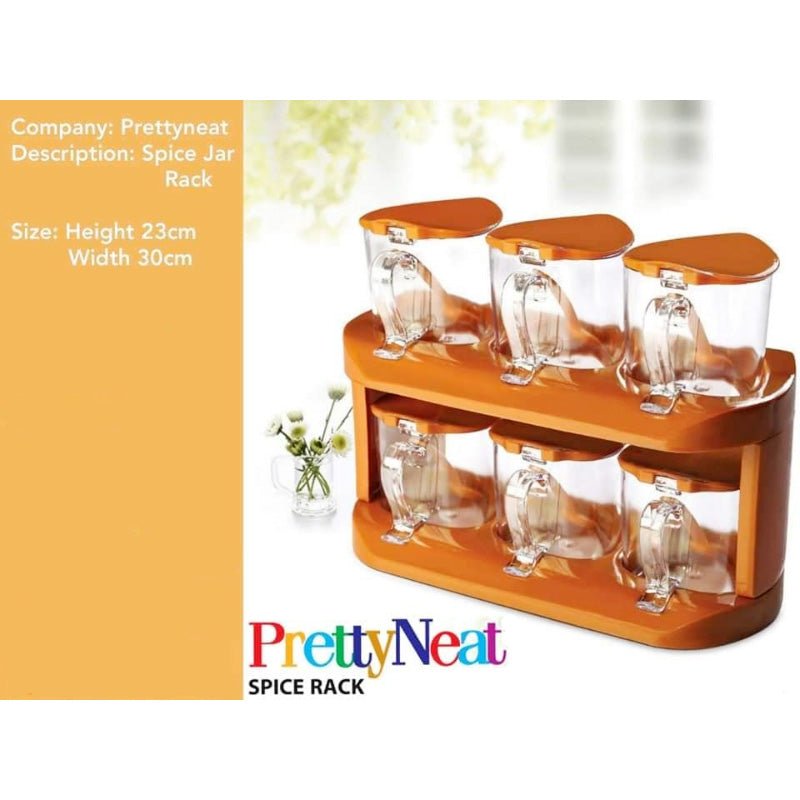 Fashion Style Seasoning Spice Rack Set 6 Pcs