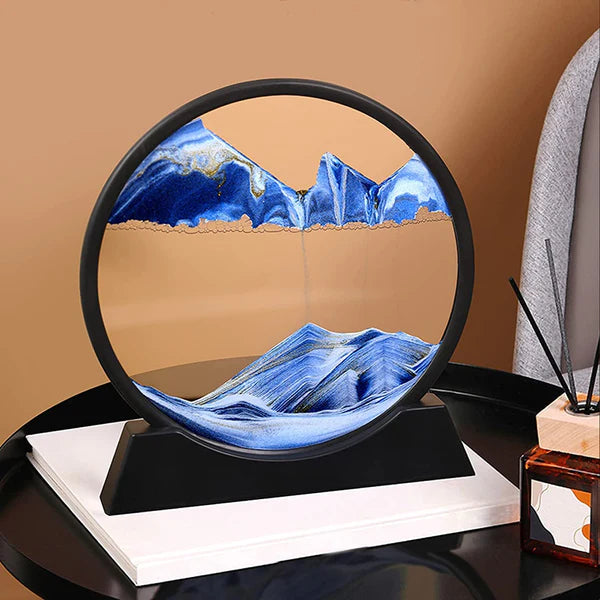 3d Moving Sands-capes Frame 7 Inch ( Random Color )