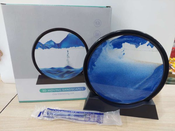 3d Moving Sands-capes Frame 7 Inch ( Random Color )