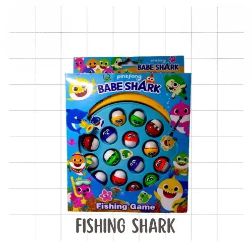Babe Shark Fishing Game Fish Catching Kids Play Set