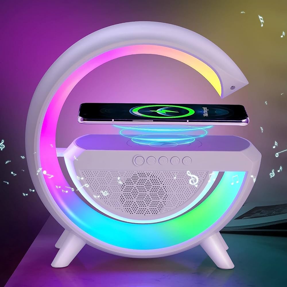 G Shaped Rgb Lamp, Multi functional Wireless Lamp, G Led Table Stand, Home Office Study Bedside Decor Lamp