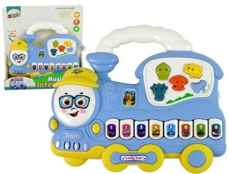Colorful Musical Train Toy For Toddlers With Lights,