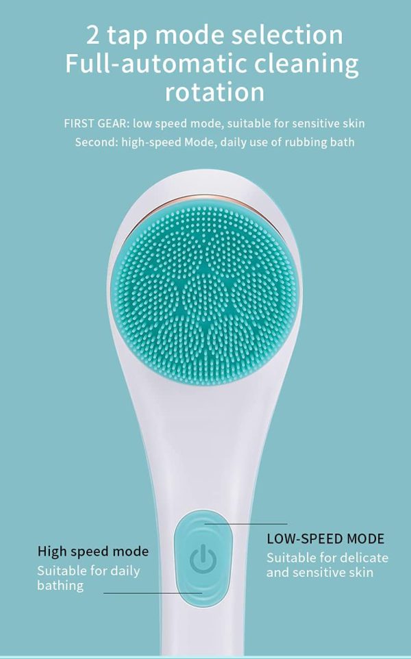 Cnaier Bath And Body Scrub Electric Brush Set – Rechargeable 4 In 1