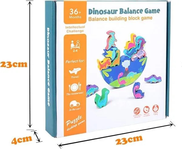 Dinosaur Toy From 3 Years Wooden Toy Stacking Game