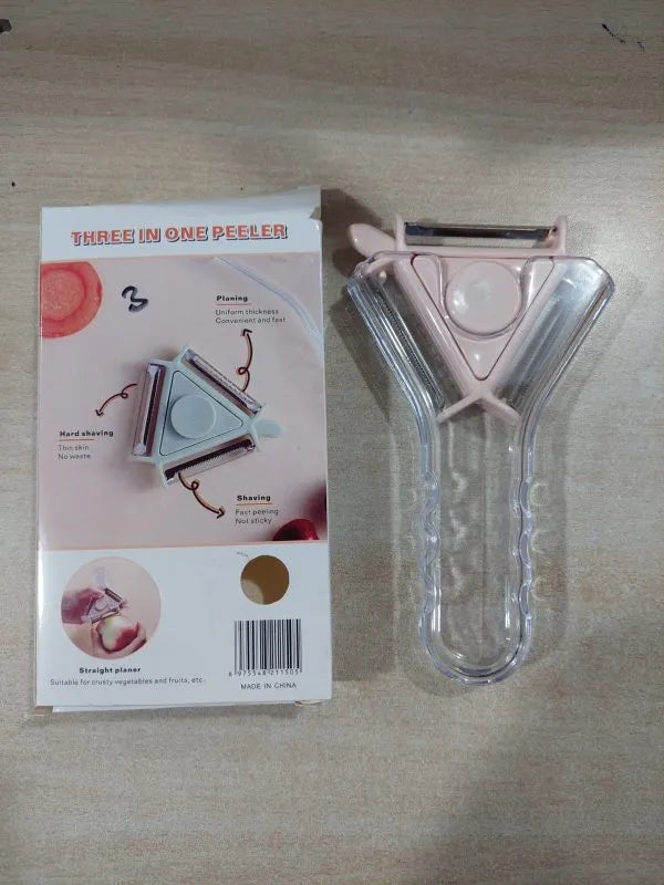 3 In 1 Stainless Steel Vegetable Peeler