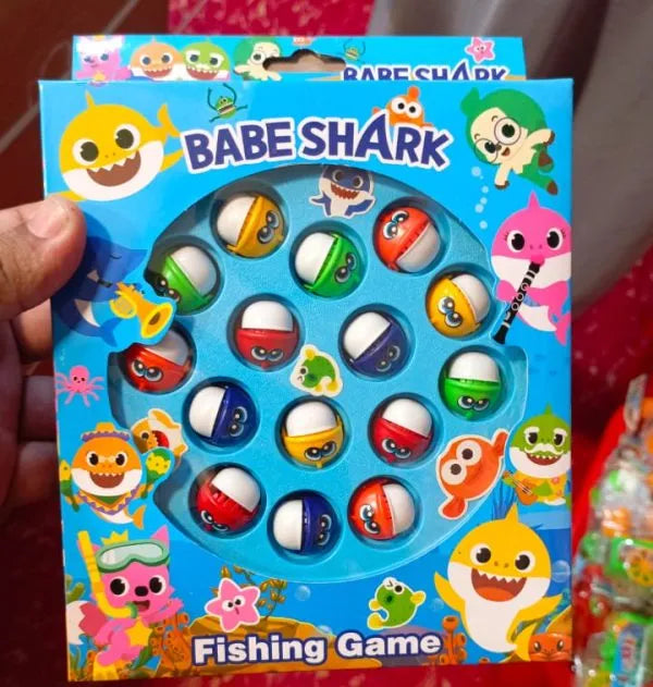 Babe Shark Fishing Game Fish Catching Kids Play Set