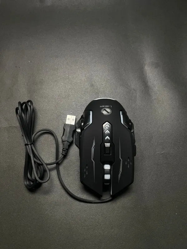 Gaming Glowing Mouse Back lit E-sports Colorful Led Light