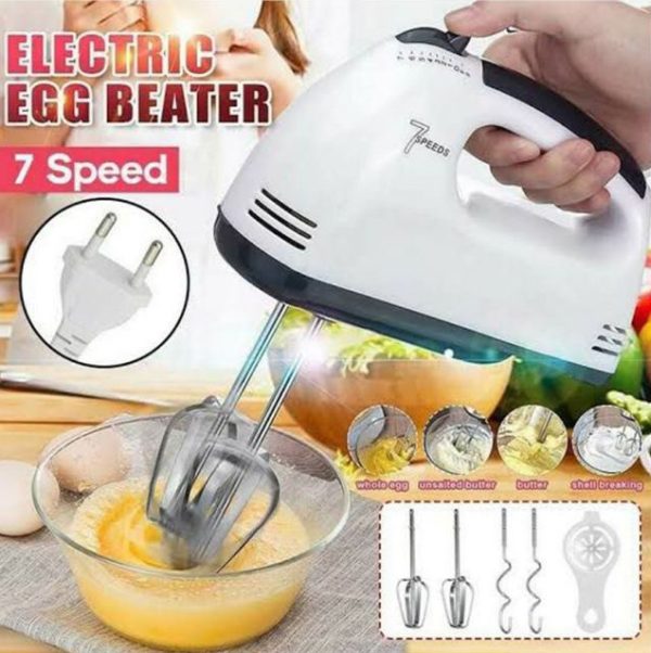 Multi functional 7 Speed Mini Mixer Electric Food Blender Scarlet