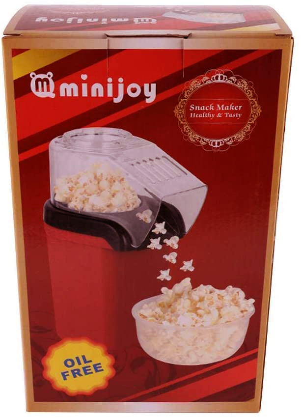 1200W Oil Free Popcorn Maker Machine with Measuring Cup