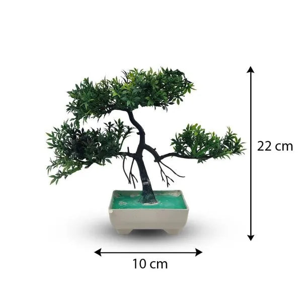 Green Artificial Bonsai Tree ( 1 Piece )