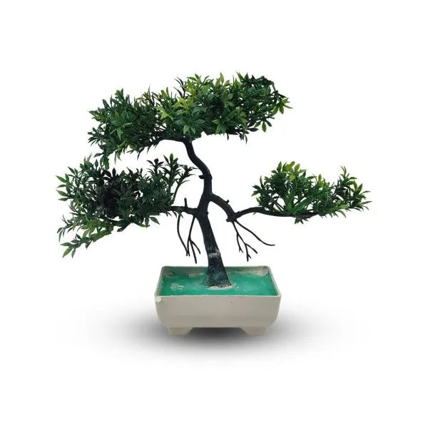 Green Artificial Bonsai Tree ( 1 Piece )