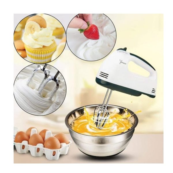 Multi functional 7 Speed Mini Mixer Electric Food Blender Scarlet