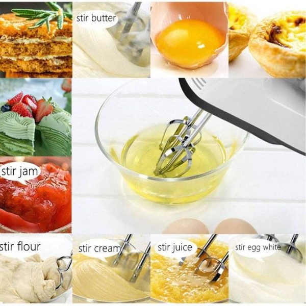 Multi functional 7 Speed Mini Mixer Electric Food Blender Scarlet