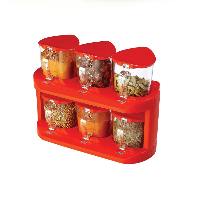 Fashion Style Seasoning Spice Rack Set 6 Pcs