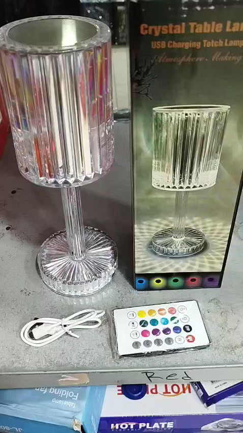 Crystal Acrylic Bedside Table Lamp Home For Bedroom Decor