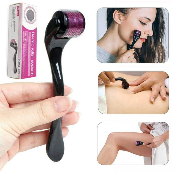 Skin Therapy 0.5 Derma Roller With 540 Micro Needle Roller For Men And Women | Derma Roller 540 Titanium Needle